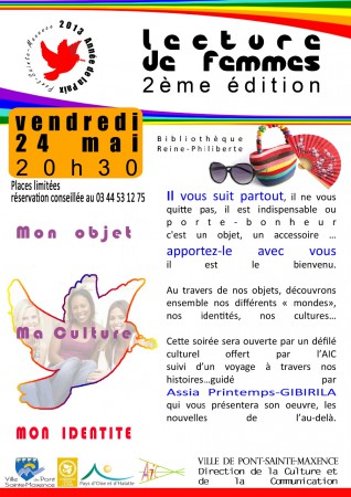 SUITE DE LECTURE DE FEMMES A PONT SAINTE MAXENCE MAI 2013